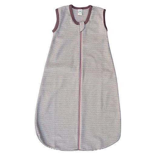 Lilano, sacco nanna ringel senza braccio, 70% lana (kbt), 30% seta, 210 g/m² (malve/naturale, 2 (90 cm)