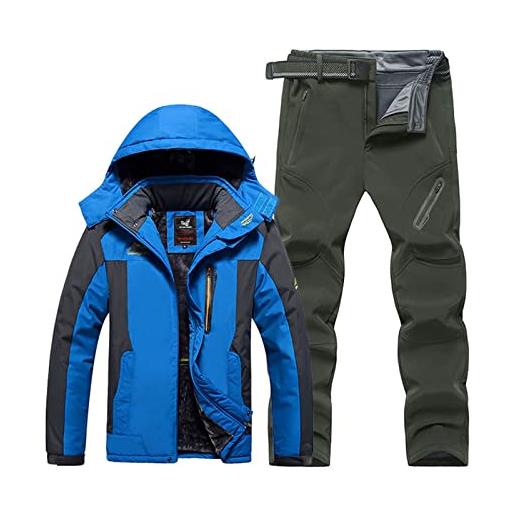 GEMYSE Pantaloni Da Sci Uomo Impermeabili E Caldi Con Bretelle Regolabili – Salopette Snowboard - 3