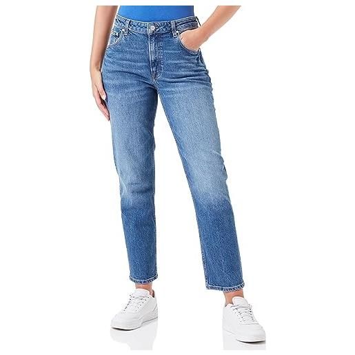 GANT straight cropped jeans, jeans donna, blu ( mid blue broken in ), 34w