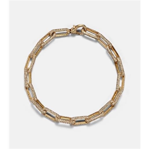 Shay Jewelry bracciale in oro 18kt con diamanti