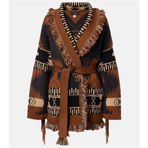 Alanui cardigan dreamscape in misto lana