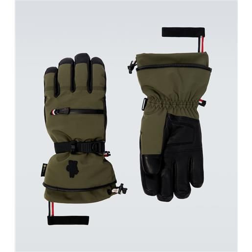 Moncler Grenoble guanti da sci con pelle