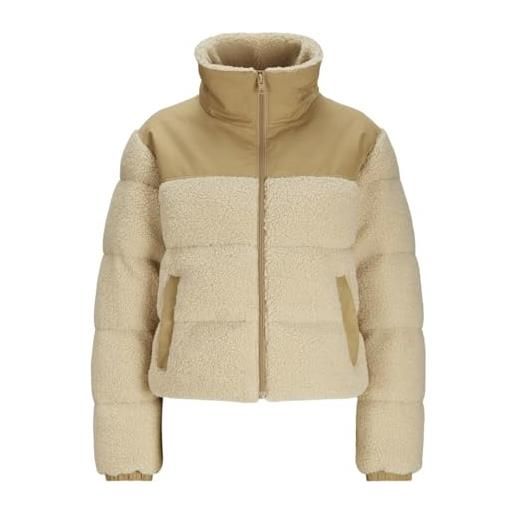 JJXX jxlisa-giacca teddy puffer otw buffer, fog/dettaglio: blocco, s donna