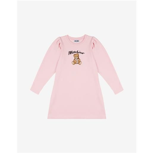 Moschino - abito in jersey di cotone Moschino teddy bear - rosa