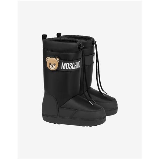 Moschino - stivali da neve in nylon Moschino teddy bear - nero