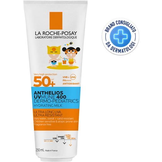 La roche posay anthelios latte uvmune bambini spf50+ 250 ml