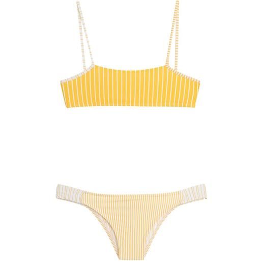Amir Slama bikini a righe - giallo