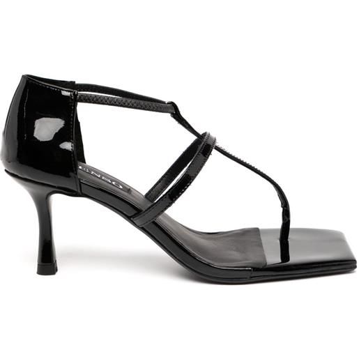 Senso sandali ebbie con tacco - nero