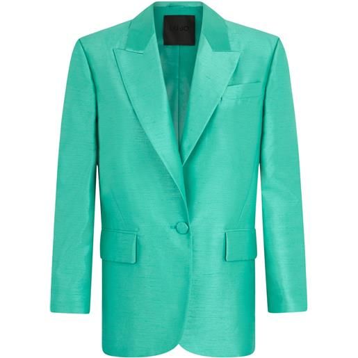 LIU JO blazer in shantung - verde