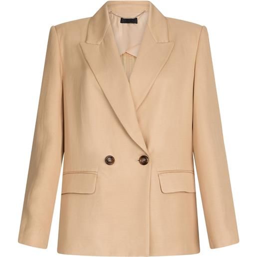 LIU JO blazer doppiopetto - toni neutri
