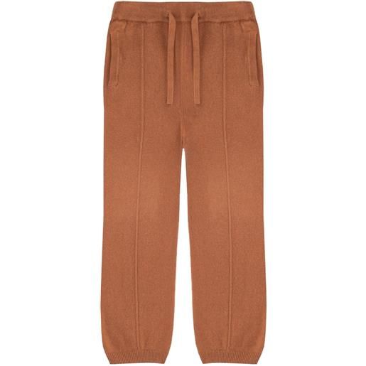 Laneus pantaloni in maglia - arancione