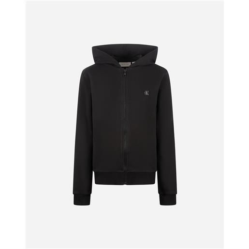Calvin Klein Jeans mini badge jr - felpa - nero
