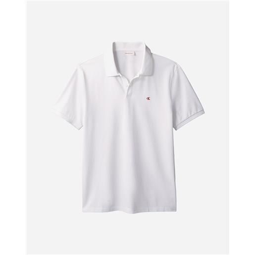 Calvin Klein Jeans small logo m - polo - uomo - bianco