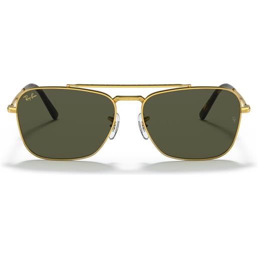 Ray-Ban occhiali da sole rb3636 919631 new caravan oro/verde unisex