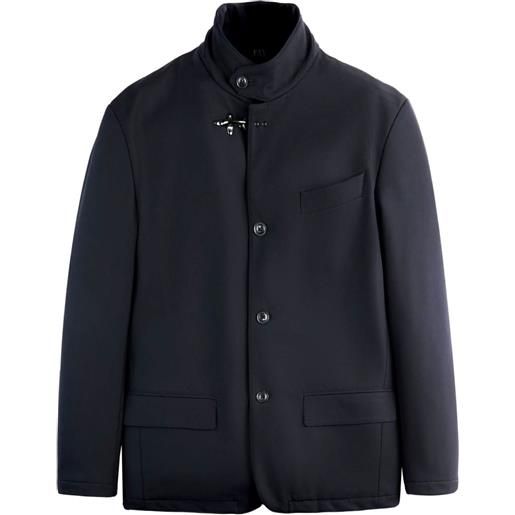 Fay giacca-camicia monopetto - blu