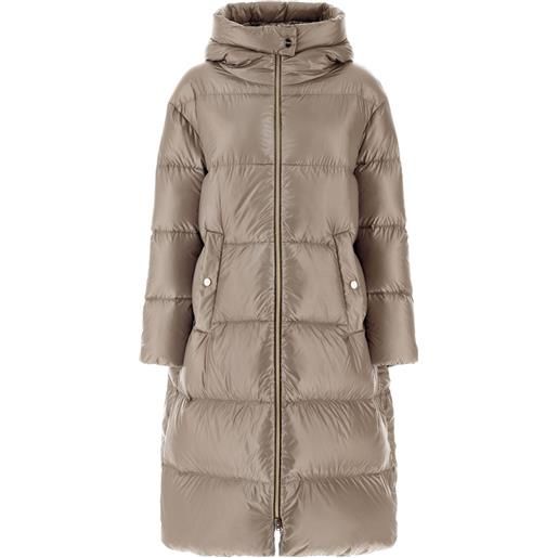 Herno cappotto trapuntato con cappuccio - toni neutri