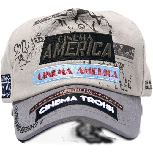 Paly cappello da baseball con visiera curva - grigio