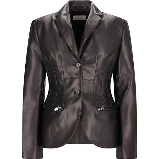 Magda Butrym blazer con dettaglio cuciture - nero