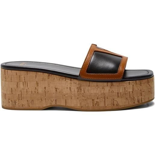 Valentino Garavani sandali viva superstar - nero