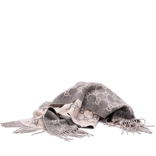 Gucci `gg` cashmere shawl