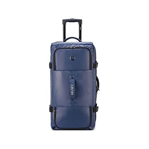 DELSEY paris raspail, borsa da viaggio trolley 73 cm blu, blu, 73cm, borsa da viaggio trolley