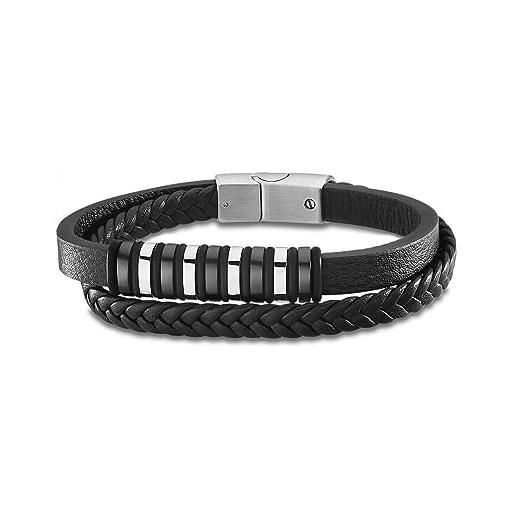Bracciale Zancan Uomo Cosmopolitan Luxury in Argento Zirconia ESB214 9200008797280