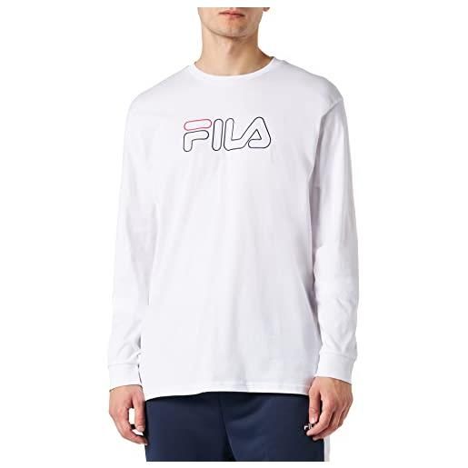 FILA sogndal maglietta a maniche lunghe, bianco, l uomo