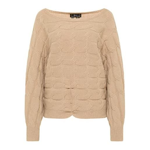 nelice maglione da donna 11025480-ne01, beige, m/l felpa, m