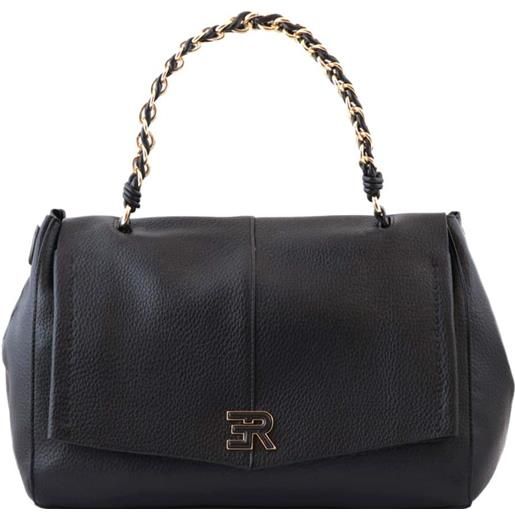 Ermanno Scervino borsa con manico ad anelli eba - nero