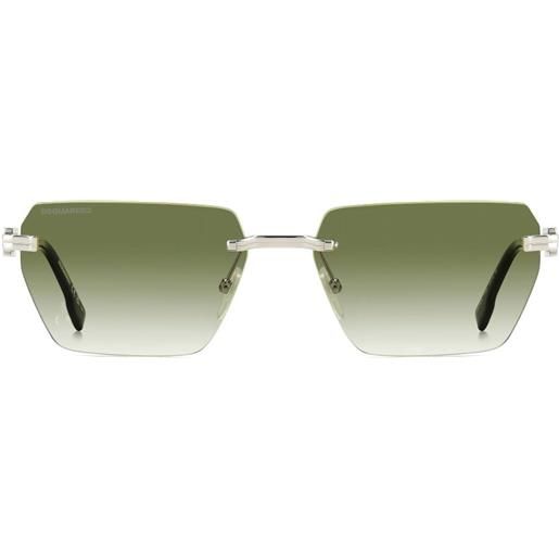 DSQUARED2 EYEWEAR occhiali da sole con montatura a giorno - argento