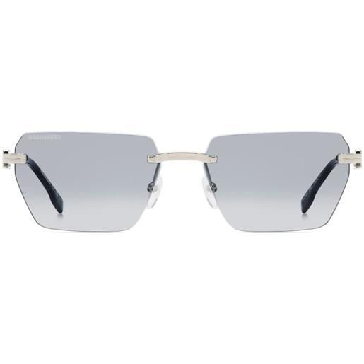 DSQUARED2 EYEWEAR occhiali da sole geometrici - argento