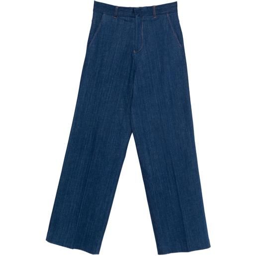 DSQUARED2 jeans con cuciture a contrasto - blu