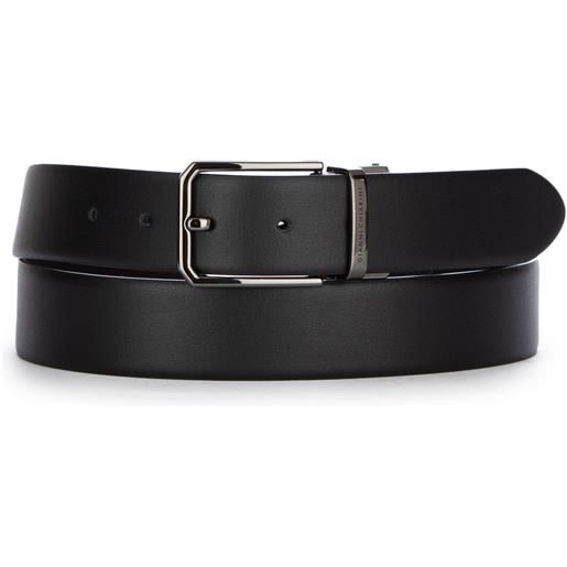 GIANNI CHIARINI | cintura carry over reversibile nero marrone