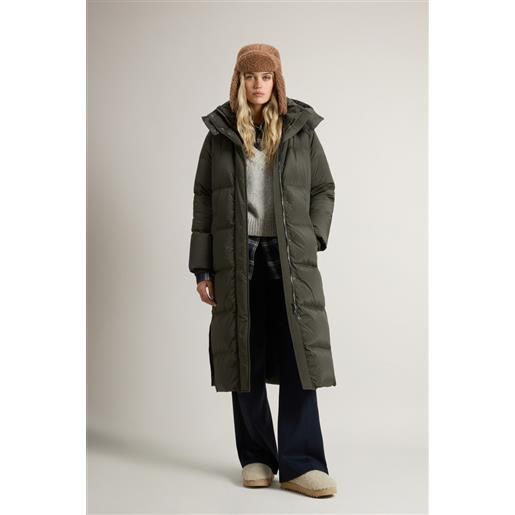 Woolrich donna kelly parka lungo verde taglia xxs
