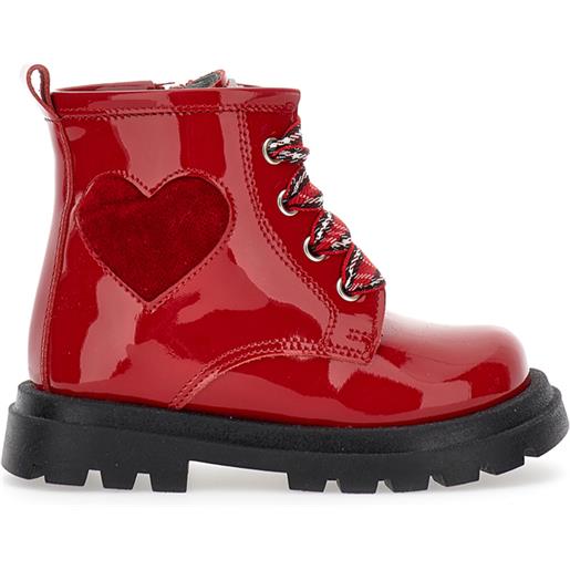 Monnalisa anfibi vernice con cuore