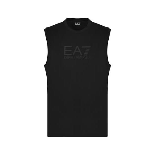 EA7 emporio armani visibility tonal logo tank vest nero, nero , xl