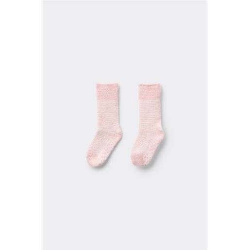Tezenis calzini antiscivolo bebè soft righe rosa