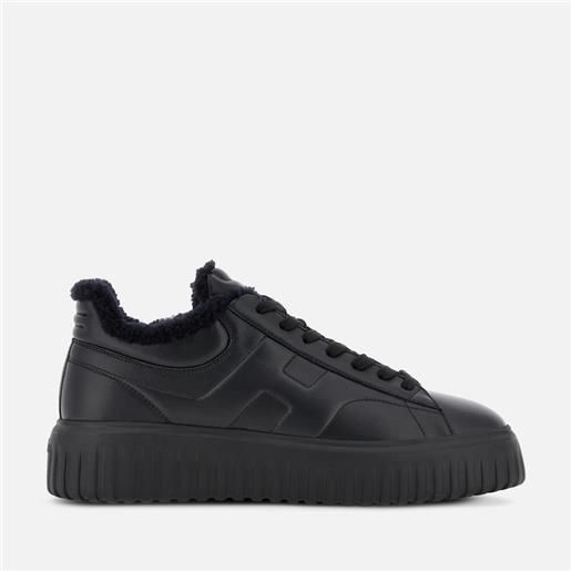 Hogan uomo maxi sneaker, nero (taglia 9)