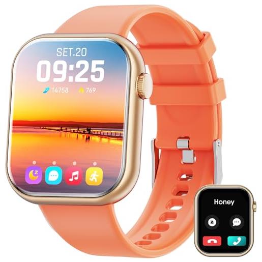 Smartwatch Uomo Donna, 1.96" HD Orologio Smartwatch Con Effettua - Foto 6