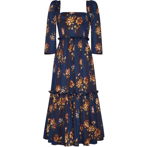 Cara Cara abito blue hill