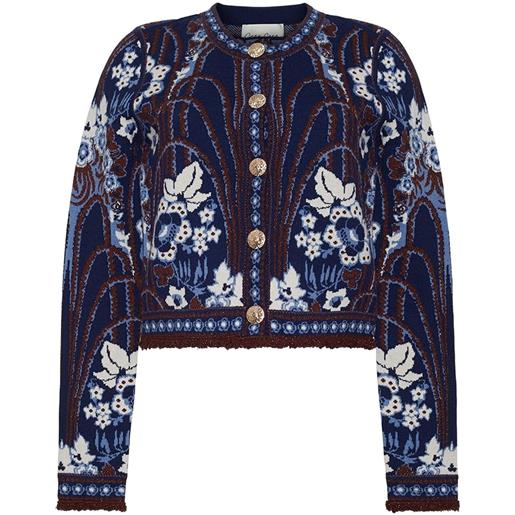 Cara Cara cardigan livi a fiori - blu