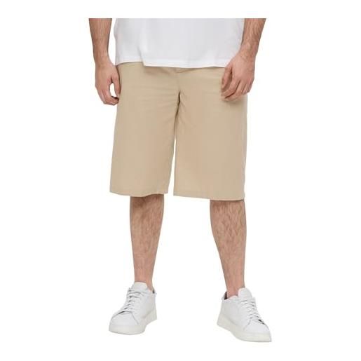 s.Oliver big size 2148436, bermuda in misto lino, 