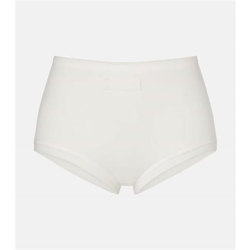 Calvin Klein Collection slip tyra in misto cotone
