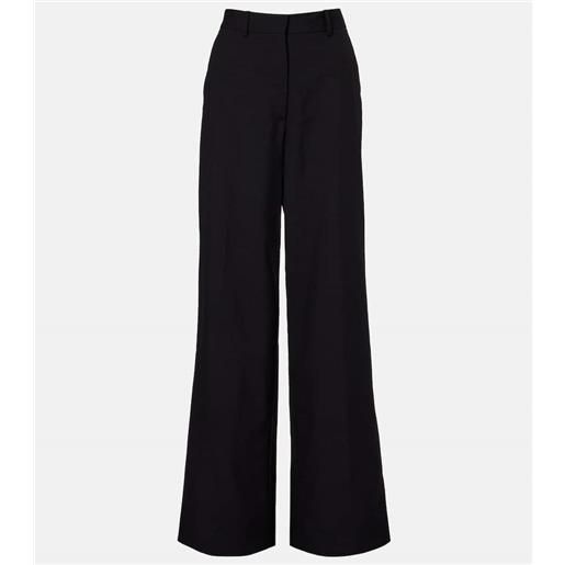 Calvin Klein Collection pantaloni a gamba larga simone in lana