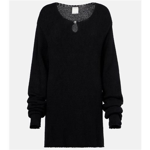 Calvin Klein Collection pullover in cotone, seta e cashmere
