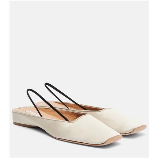 Calvin Klein Collection ballerine slingback kate in pelle