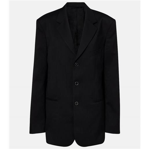 Calvin Klein Collection blazer viola oversize gessato
