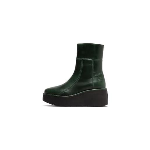 Fly London p701248010 hann248fly stivale alla moda donna, verde, 35 eu