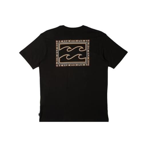 BILLABONG crayon wave ss t-shirt, nero, 16 anni bambini e ragazzi