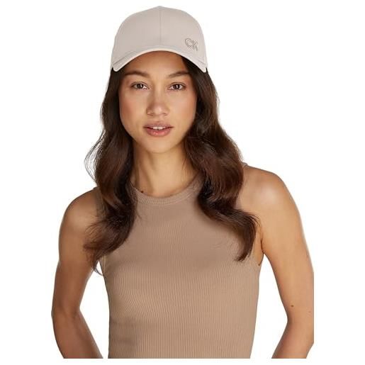 Calvin Klein donna cappellino cotton cappellino da baseball, grigio (cinder), taglia unica